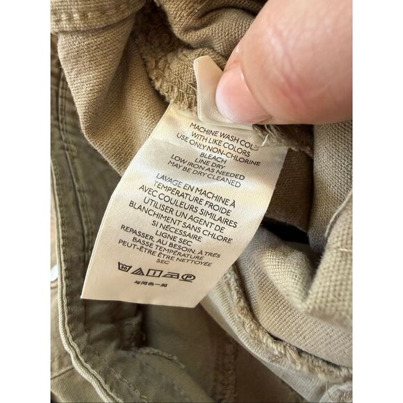 Anthropologie Maeve Womens Moss Green Turner Cargo Utility Pants Pants Size 27 - Picture 10 of 14